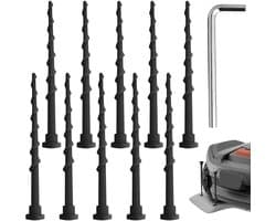 SnelShoppen - 10 Grasmaaier Schroeven Voor Husqvarna Automower 105 305 308, 13,7 cm, Stabiel, Corrosiebestendig, Eenvoudige Montage