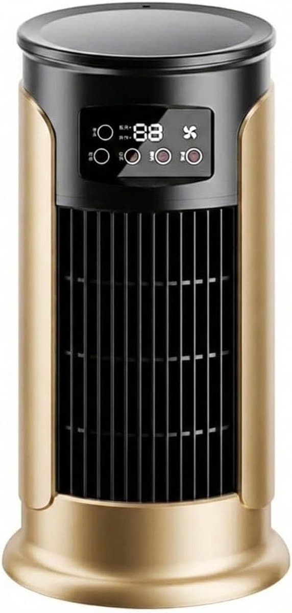 Mobiele Airco - Persoonlijke Koeler - Ruimte Koelen - Zonder Afvoerslang - 295 cm Hoog - Mat Goud — afbeelding 1