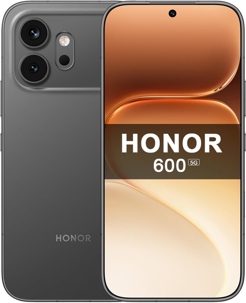HONOR 600 Zwart – 5G Smartphone – 8GB+512GB – 200MP OIS – 6.57 inch — afbeelding 1