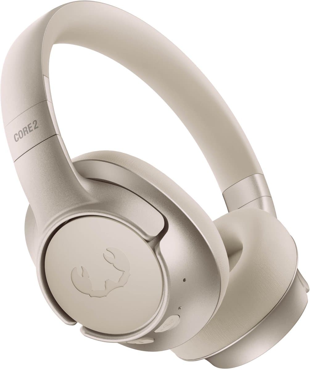 Fresh 'n Rebel Clam Core 2 - Draadloze Bluetooth Koptelefoon met Microfoon - 70 uur Speeltijd - Rijk en helder geluid - Verbind 2 apparaten tegelijk - Personal Sound App - Bekabeld luisteren via USB-C (Silky Sand) — afbeelding 1