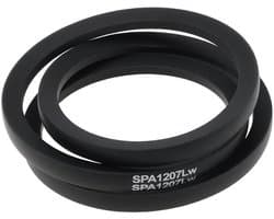 Aandrijfriem Perfecte Pasvorm - Buitenlengte 1225 mm - Binnenlengte 1162 mm - Rubber - Betrouwbare Prestaties - Soepele Werking - Grasmaaier Riem