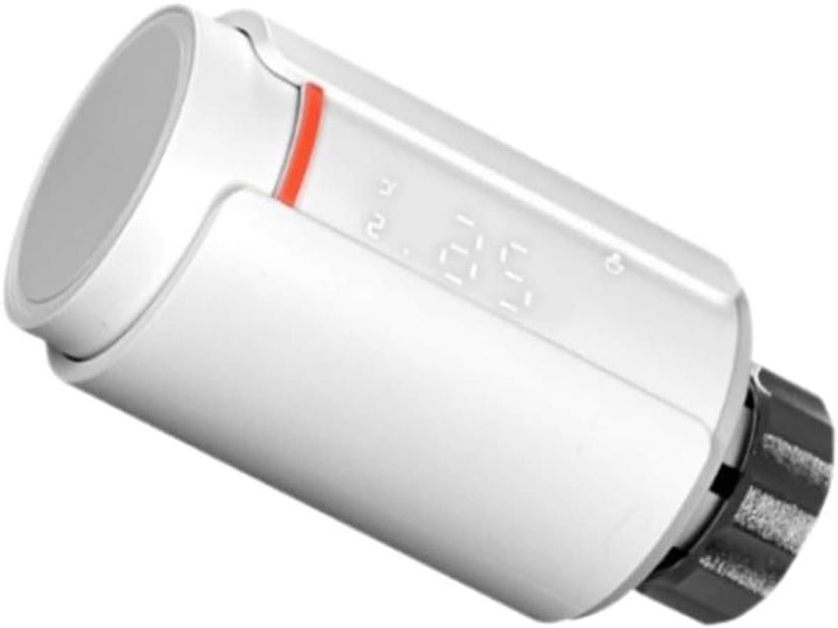 Slimme Radiator Klep - Thermostaatkraan Programmeerbaar - Energie Besparen - Real-Time Monitoring - 248 Gram - Wit — afbeelding 1
