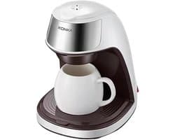 Mini-Koffiezetapparaat - Draagbaar - Automatisch Filterkoffiezetapparaat - Elektrisch Koffiezetapparaat - Wit