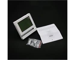 Slimme Thermostaatho - Verwarming Hub - Energie Besparen - WIFI Bediening - 3A - Licht Geel
