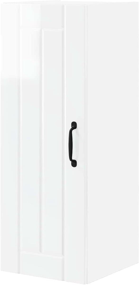 Vaatwasserpaneel Keukenkast - Keukenfront Paneel - Keuken Opfrissen - Hoogglans Wit - 30x31x80 cm - Wit — afbeelding 1