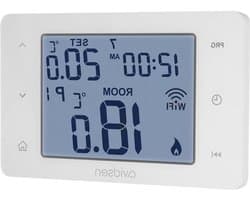 Slimme Thermostaat - Bedrade Regelaar - Verwarming Instellen - Modulerende Technologie - 2-Draads Installatie - Wit