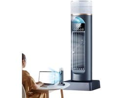 Torenventilator Slaapkamer - Draaikoeler Stil - Ruimte Koelen - 120 Graden Oscillatie - 12 x 345 cm - Zwart