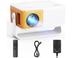 Mini Beamer - Draagbaar - Full HD 1080p - Compatibel met HDMI en USB - Voor Thuisbioscoop en Buiten