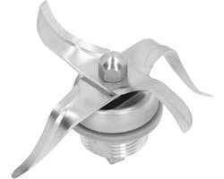 SnelShoppen - Mixing Knife RVS Mes met 3 Ringen en Afsluiting voor Voedselprocessor Thermomix 3300 Vervangaccessoire