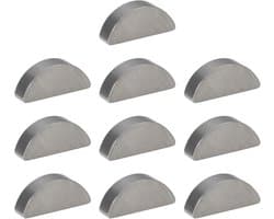 SnelShoppen - 10x Woodruff Sleutel Veerwig 5x9x22mm voor Motorfiets, Grasmaaier, Tuinmachines, Hoogwaardige Kwaliteit