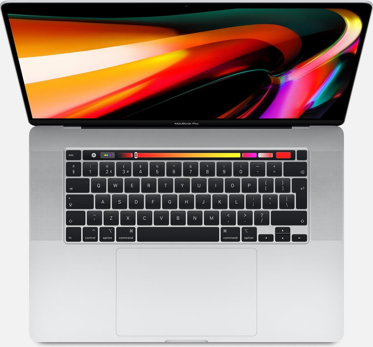 Apple MacBook Pro (2019) Touchbar MVVM2 - 16 inch - intel Core i9 - 1TB- Zilver — afbeelding 1