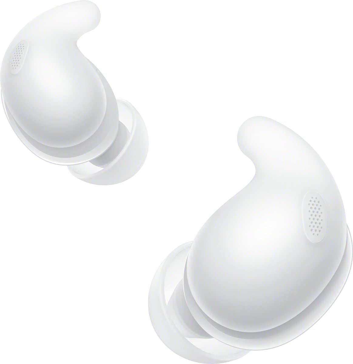 Sony LinkBuds Fit – Volledig draadloze Bluetooth-oordopjes met ruisonderdrukking – wit — afbeelding 1