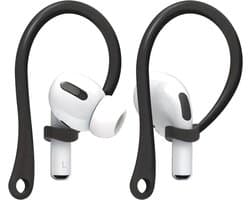 Earhooks Geschikt Voor Apple AirPods en Apple AirPods Pro 3 I Oorhaken I Veilige Pasvorm I Siliconen Eartips I Ergonomisch en Anti-Lost Ontwerp I Set van 2 I Zwart