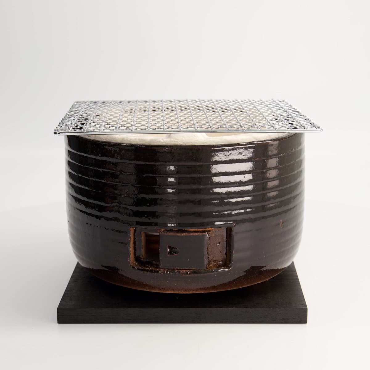 Konro Grill - Diatomite - Rond - 21.5x15.5cm — afbeelding 1