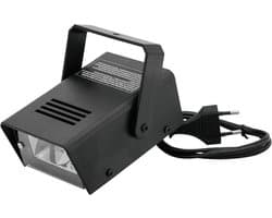 EUROLITE Disco Strobe 25 – Stroboscoop Lamp met Instelbare Flitssnelheid – Strobe Discolamp voor Feest, Party, Halloween & Discotheek – Wit Flitslicht
