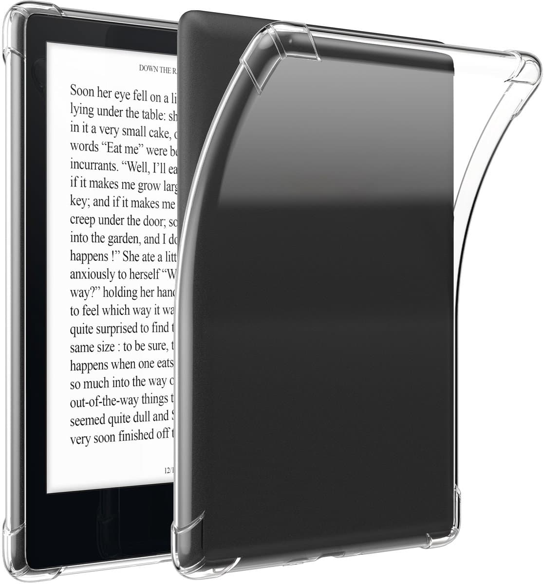 kwmobile ereader case geschikt voor Amazon Kindle Paperwhite (2024)/Colorsoft hoesje - E-reader cover - TPU e reader beschermhoes - In transparant — afbeelding 1