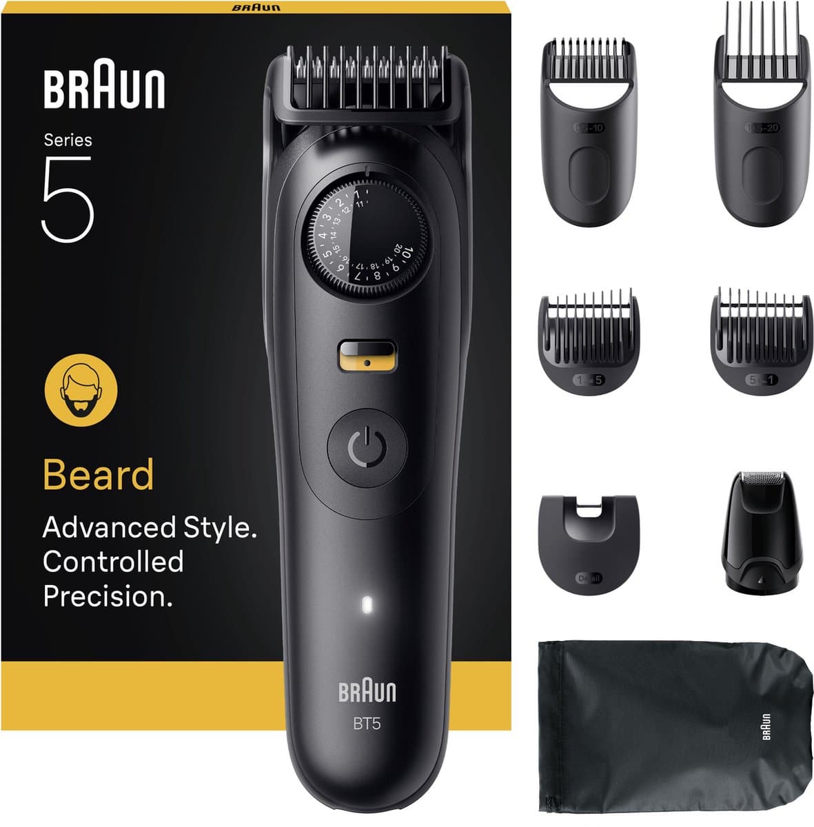 BRAUN baardtrimmer BT 5560 Baardtrimmer Zwart — afbeelding 1
