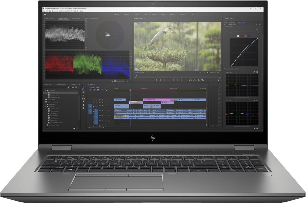 HP ZBook Fury 17 G8 | Intel Core i7 | NVIDIA RTX A2000 | (″) | 512 GB SSD | 16 GB DDR4 | US | WiFi | Windows 11 Pro — afbeelding 1