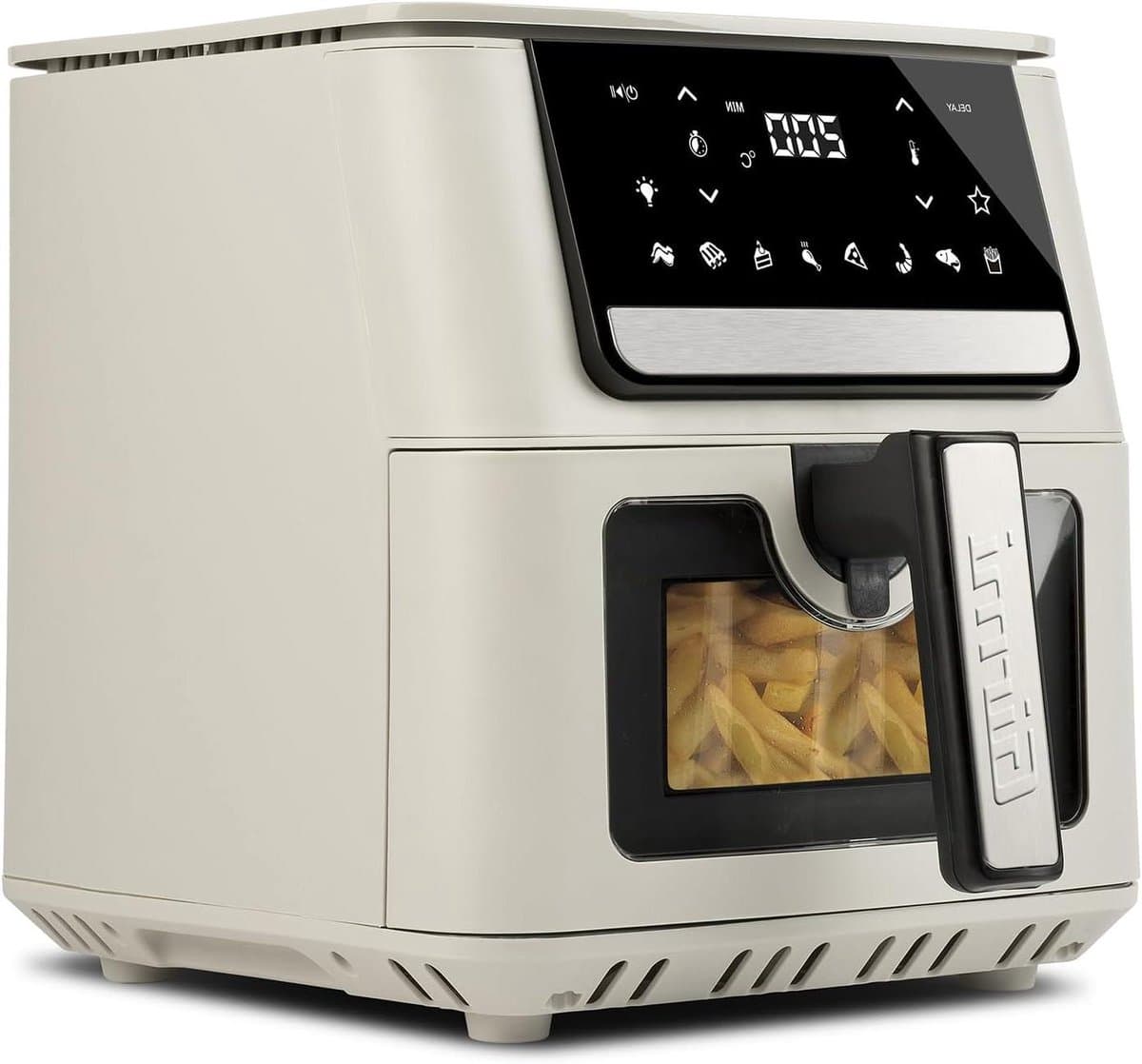 Luchtfriteuse - Airfryer - Gezond Koken - 8 Programma's - 65 Liter - Zwart — afbeelding 1