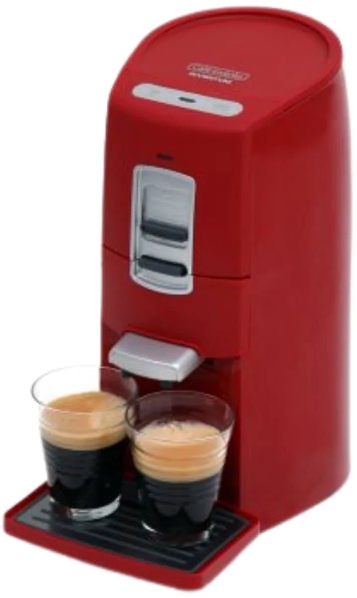Inventum Koffiepadapparaat HK5 - 1,3L - Zwart - 34 cm - Geschikt voor standaard pads van bekende merken zoals Senseo — afbeelding 1