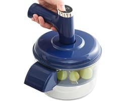 Druiven Schilmachine - Fruit Peller - Keuken Voorbereiding - Automatische Rotatie - 208 x 25 cm - Blauw