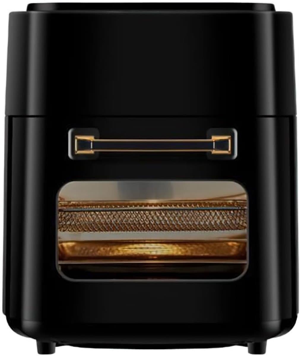 5-in-1 Digitale Airfryer en Oven - 15L - 1400W - Olievrij Bakken - LED-Scherm - Voor Gezinnen & Studenten - zwart — afbeelding 1