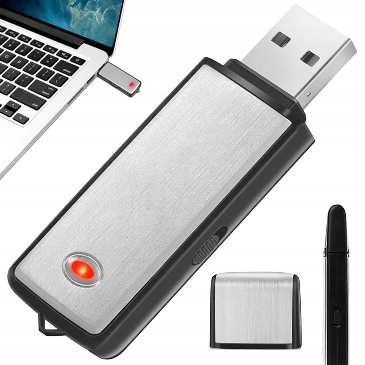 Afluisterapparatuur | Spy Recorder | Dictafoon | USB | Voice Recorder — afbeelding 1