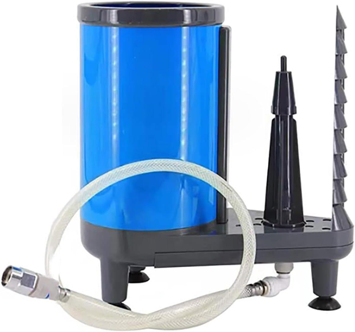 Glazen spoelmachine - Bekerreiniger - Snelle reiniging - Niet-elektrische bediening - 32 x 37 cm - Blauw — afbeelding 1