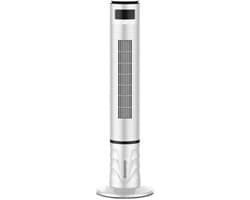 Torenventilator - Bladloze ventilator - Zomerse verkoeling - Watergekoeld ontwerp - 105-119 cm - Wit