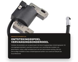 Dailygoods- Ontstekingsspoel Geschikt voor Briggs Stratton 590454 - Bobine - Pakket met 1 stuk - Vervangingsonderdeel - Hoge kwaliteit - Eenvoudige installatie