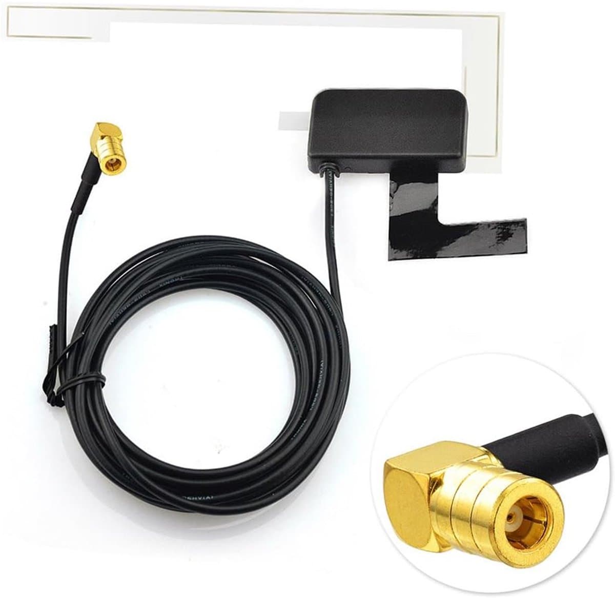 OUYLAF DAB Auto Antenne - dab+ autoantenne - 3m kabel lengte - Auto Antenne - auto radio - auto antenne universeel - auto antenne dab+ - voor Pioneer Clarion Alpine — afbeelding 1