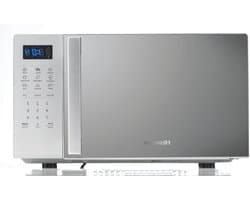 Magnetron met grill - Oven combi - Snelle maaltijden - Elektronische bediening - 20 liter inhoud - Zilver