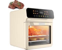 Heteluchtoven - Airfryer Broodrooster - Gezond Koken - Grote Capaciteit - 12 Liter - Wit