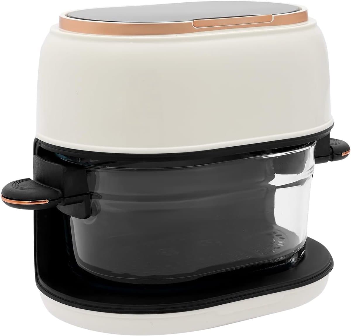 Heteluchtfriteuse - Airfryer - Gezond Koken - 24-uurs Reservering - 4 Liter Capaciteit - Wit — afbeelding 1
