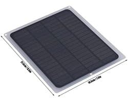 Zonnepaneel Ventilator Kit - Draagbare Solar Fan - Ventilatie en Koeling - Hoge Efficiëntie Zonne-energie - 6 Watt - Standaard