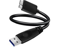 USB 3.0 kabel - Micro USB kabel Externe harde schijf kabel - Gegevens Overzetten - Hoge Snelheid 5 Gbps