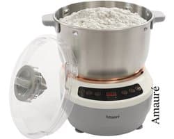 Amauré Deeg kneedmachine - 5L - Mixer met Gisting Functie - Deegmachine - Keukenmachines - Keukenmixer - Keuken machine -25-38 ° C - Wit