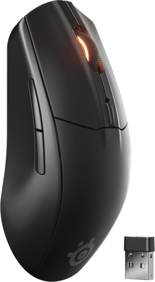 SteelSeries Rival 3 Wireless Gen 2 Draadloze Gamingmuis - Zwart - 2.4Ghz & Bluetooth - 18.000 DPI - 200 uur accu — afbeelding 1