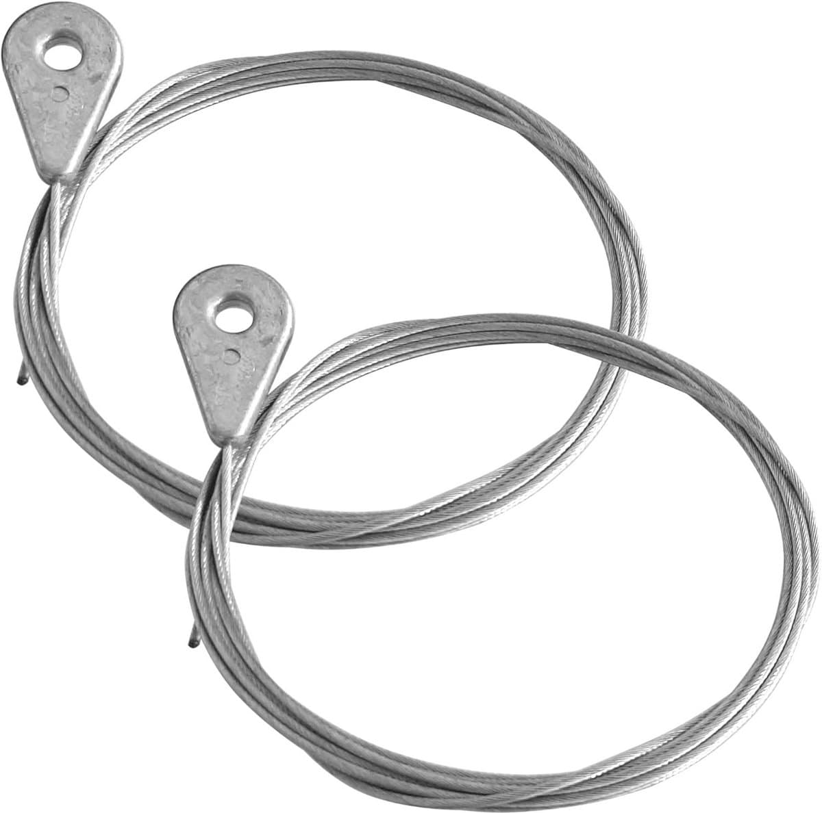 Flexibele Grasmaaier Kabels - 2 x 1,5 mm, 2,5 m met Oogkop voor Tuinieren en Tractor — afbeelding 1