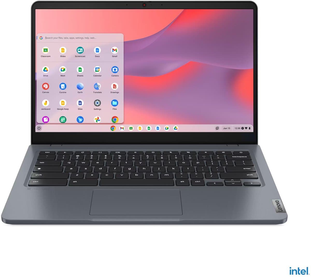Lenovo 14e Chromebook Gen3 - 14-inch Full-HD - Intel N100 - 8GB - 128GB eMMC - Chrome OS — afbeelding 1
