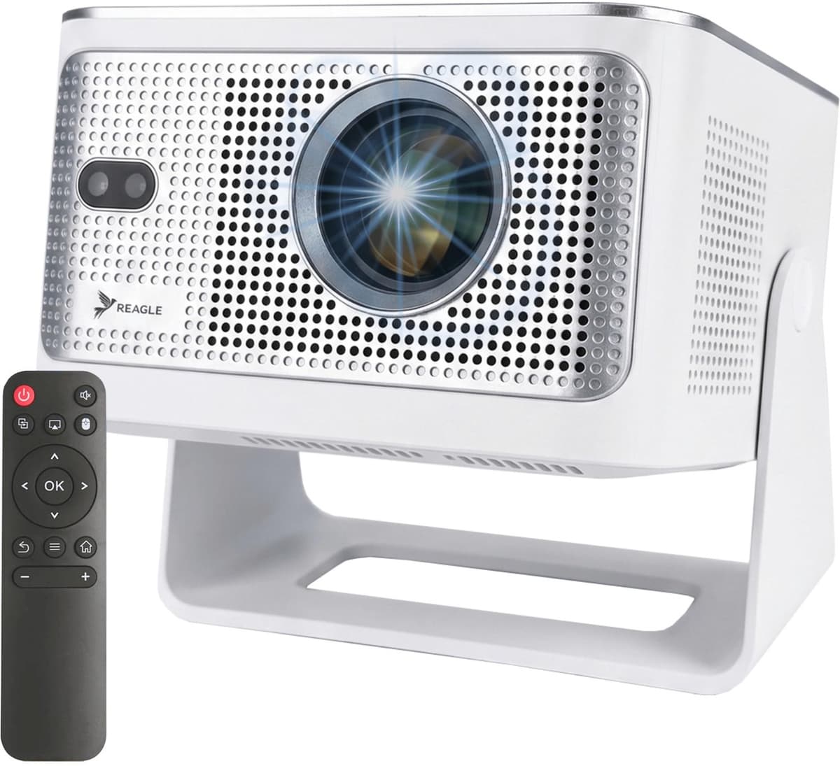 Beamer Draagbaar - 900 ANSI Lumen Full HD 1080p - LED Projector - 140 Inch Beeld - Android 14 Systeem - Voor Thuisbioscoop — afbeelding 1