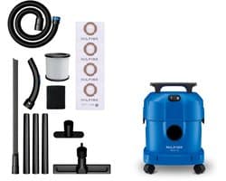 Nilfisk Multi I 12 Home Edition Nat- & Droogzuiger 1100W - 12L Waterzuiger & Stofzuiger met Blaasfunctie - Inclusief Bekledingsmondstuk, Flexibele Kierenzuiger & 4 Fleece Stofzakken