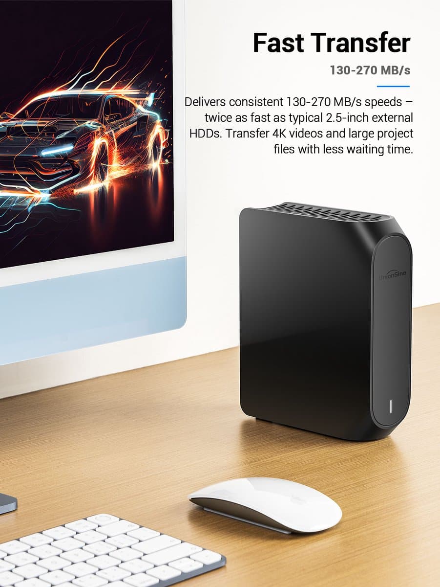 Externe Harde Schijf 6TB - 7200 RPM - 3.5 Inch - ABS Behuizing - USB 3.0 A - Voor Pc En Mac — afbeelding 1