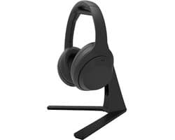 Universele Desktop Headphone en Headset Stand met Siliconen Padding en Adapter Houder - Zwart