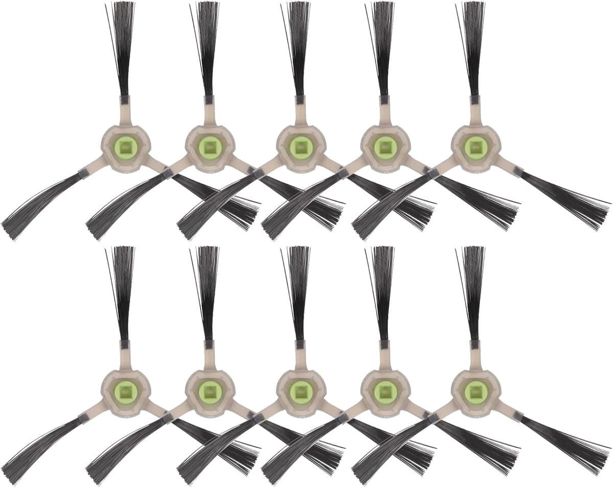 10-pack Geschikt voor Lefant M1, M320, M310, M210B M213S M210S M210 M213 OKP K2 K3 K3A K4 K5 zijborstel, robotstofzuiger zijborstelset, vervangende zijborstelaccessoires — afbeelding 1