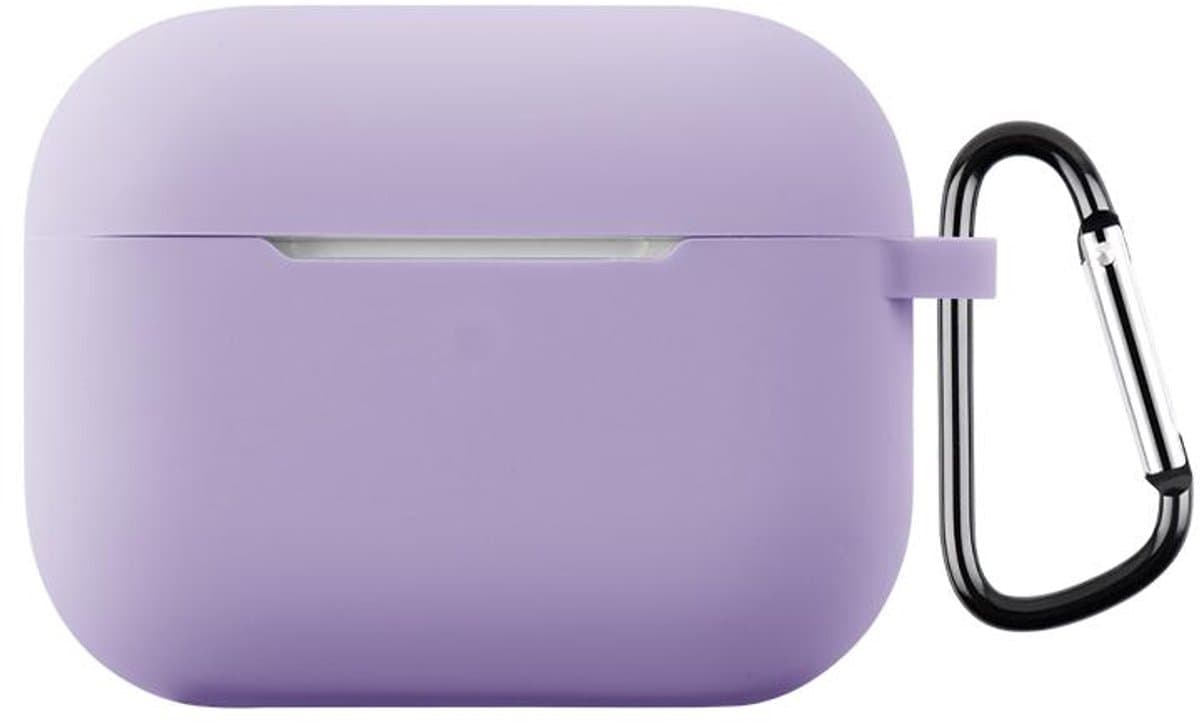 Telestore - hoesje geschikt voor AirPods Pro 3 soft case cover - paars - TPU hoesje Beschermhoes - AirPods Pro 3 Cover - AirPods pro 3 hoesje - Geschikt voor Apple AirPods Pro 3 - gel hoesje met sleutelhanger — afbeelding 1