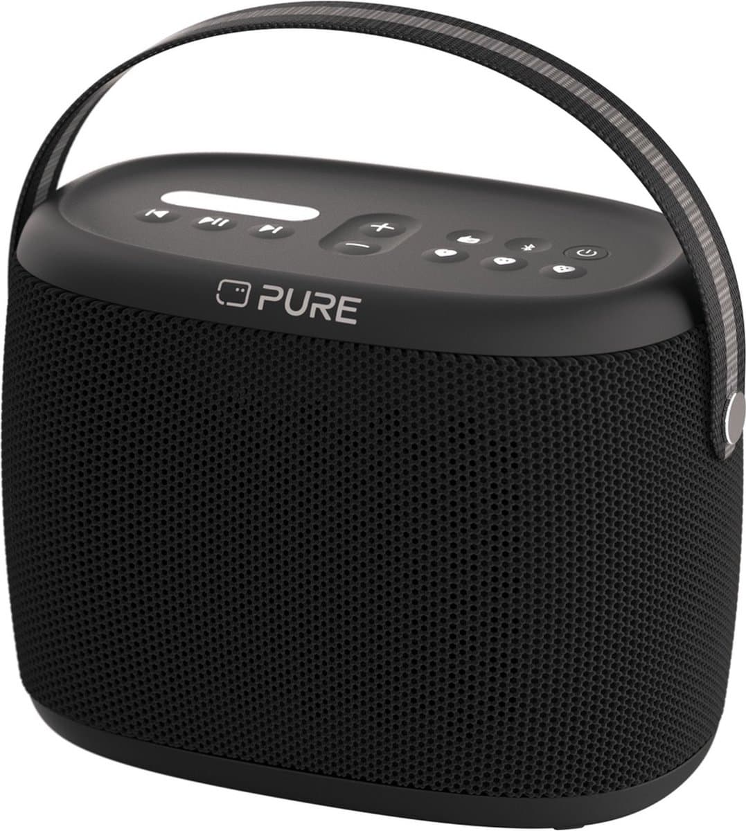 Pure Woodland waterdichte (IP67) buitenspeaker met Bluetooth en FM/DAB+ radio, Zwart — afbeelding 1