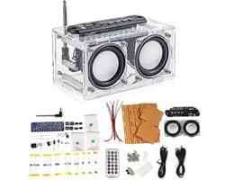 Mini Versterker Bouwpakket - DIY Radio met Bluetooth en LCD scherm