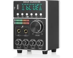 HiFi Dual MIC Digitale Versterker met Bluetooth en USB-speler