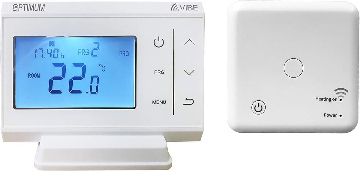 Programmeerbare Slimme Kamerthermostaat met WiFi en Touchscreen - Wit — afbeelding 1